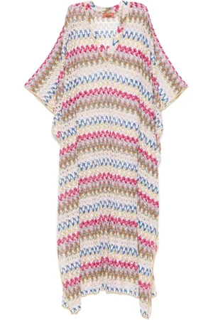 Missoni Lamé crochet beach cover-up