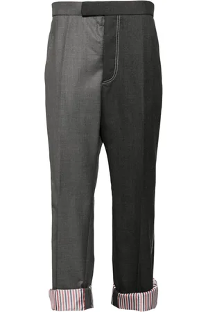 Thom Browne Two-tone wool trousers
