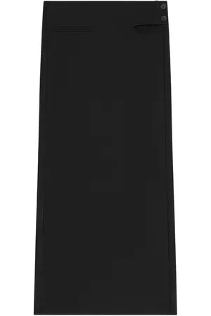Courrèges Cut-out detail maxi skirt