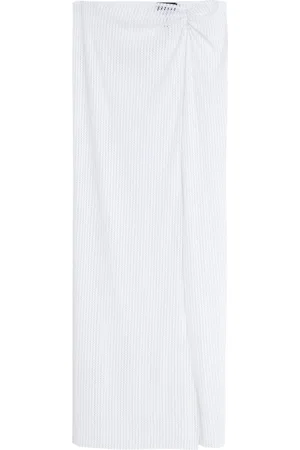 AMIR SLAMA X Jade Jade openwork beach skirt