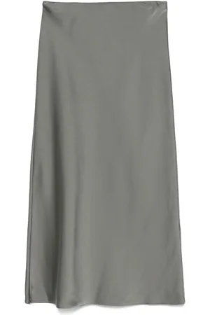 Patrizia Pepe Satin midi skirt