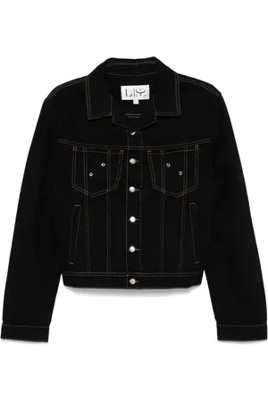 Ludovic De Saint Sernin Self Portrait-print denim jacket