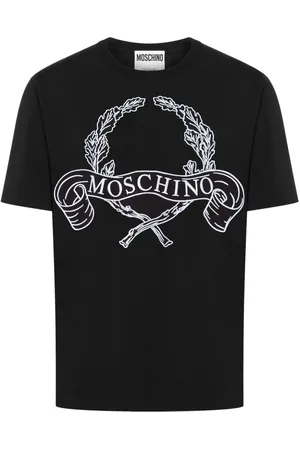 Moschino Laurel-print jersey T-shirt