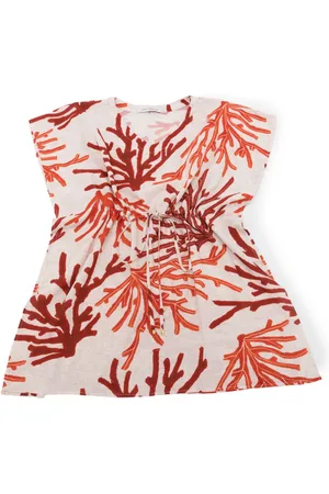 Lenny Niemeyer Graphic-print tied cover up