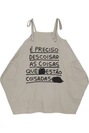 Uma Raquel Davidowicz Slogan-print dress