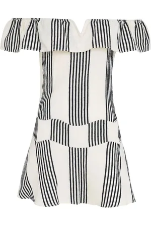 AMIR SLAMA X Jade Jade striped mini dress