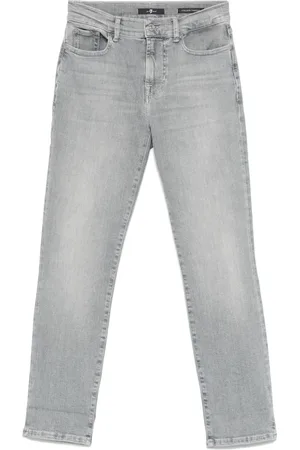 7 for all Mankind Mid-rise skinny jeans