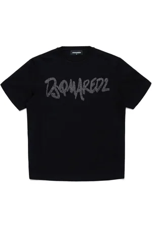 Dsquared2 Glittered-logo T-shirt