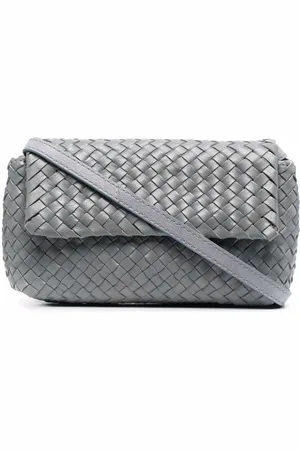Officine creative Woven clutch bag