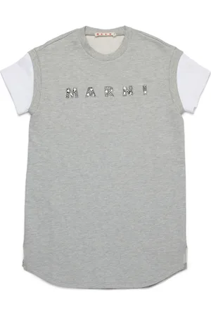 Marni Logo-appliqué T-shirt dress