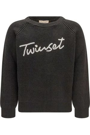 Twin-Set Logo-stamp sweatshirt