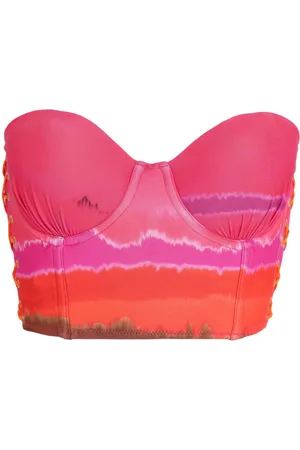 AMIR SLAMA X Jade Jade corset crop top