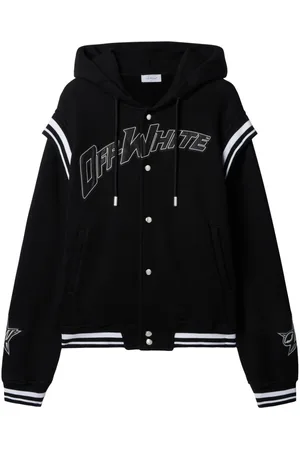 OFF-WHITE Logo-appliqué bomber jacket