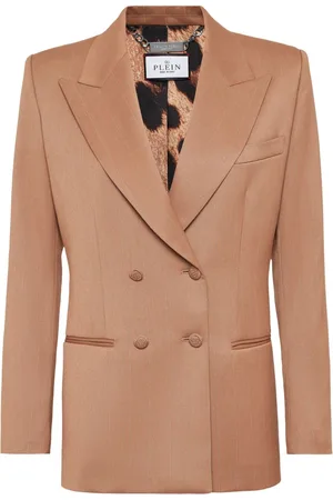 Philipp Plein Gold-fit blazer
