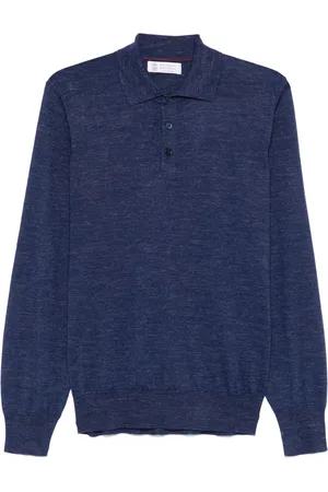 Brunello Cucinelli Fine-knit polo shirt