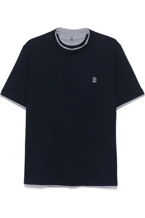 Brunello Cucinelli Layered-effect T-shirt