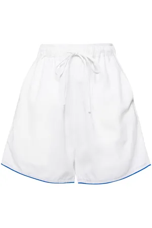 Bambah Hibiscus linen shorts