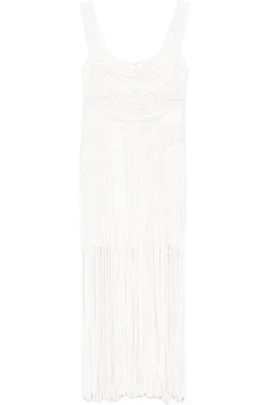 Simkhai Fringed midi skirt
