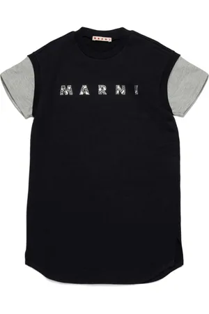 Marni Logo-appliqué T-shirt dress