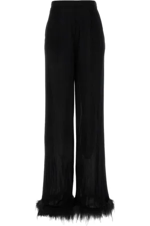 Prada Satin wide-leg trousers