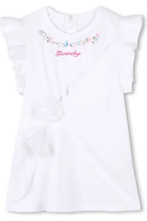 Givenchy Embroidered-logo dress