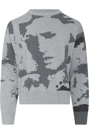 HELIOT EMIL Artwork-jacquard sweatshirt