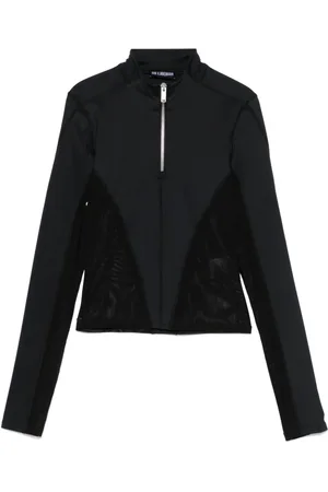 HAN Kjøbenhavn Mesh-detail jersey top