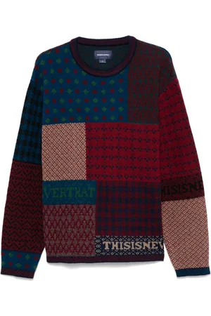 This Is Never That Block Knit sweater