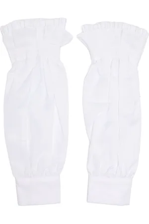 Shanshan Ruan Pleated cotton sleeves