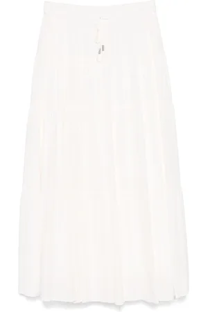 Simkhai Tiered midi skirt