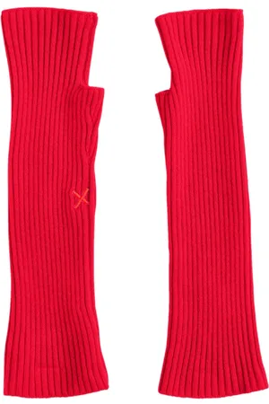 Chinti & Parker Ribbed-knit fingerless gloves