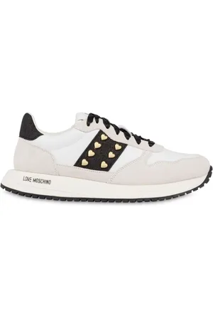 Moschino Heart stud-embellished sneakers