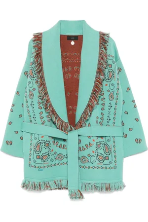 Alanui Bandana-jacquard cardigan
