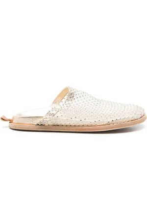FORTE FORTE Rhinestone-embellished slippers