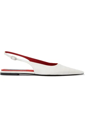 Stella McCartney Elsa Cocco Alt Reptile ballerina shoes