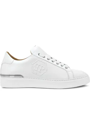 Philipp Plein Embossed leather sneakers