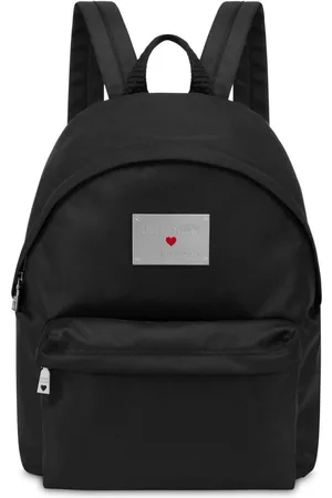 Moschino Logo-plaque backpack