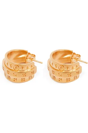 Maison Margiela Triple-logo earrings