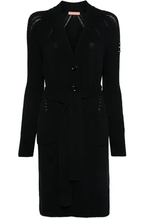 ERMANNO SCERVINO Crystal-embellished cardi-coat