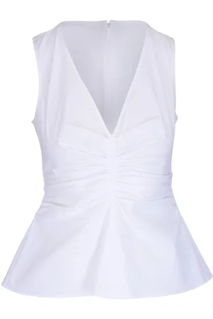 VERONICA BEARD Peplum-hem tank top