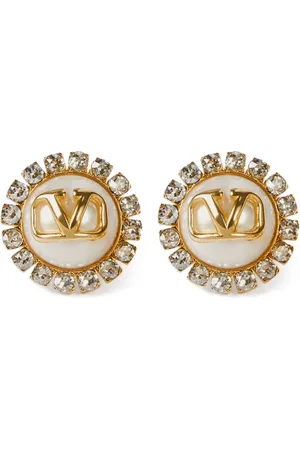 VALENTINO GARAVANI VLogo Signature crystal-embellished stud earrings