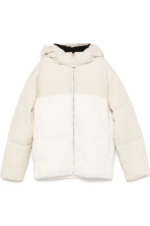 Calvin Klein Mix-media teddy puffer jacket