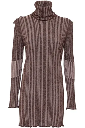 CIRCUS HOTEL Striped mini dress