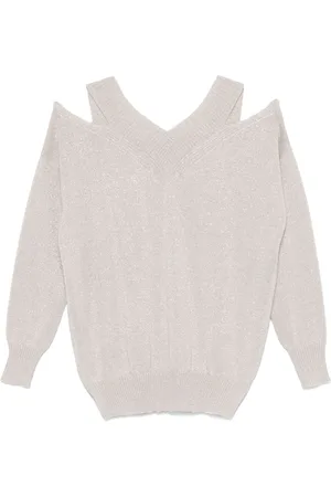 D.EXTERIOR Cold-shoulder sweater