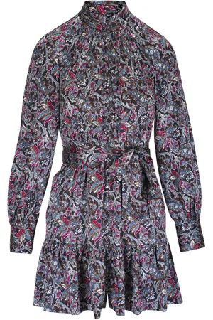VERONICA BEARD Paisley-print mini dress