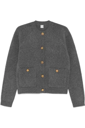 Totême Hammered-buttons cardigan