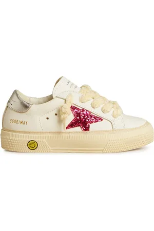 Golden Goose May Upper Glitter leather sneakers
