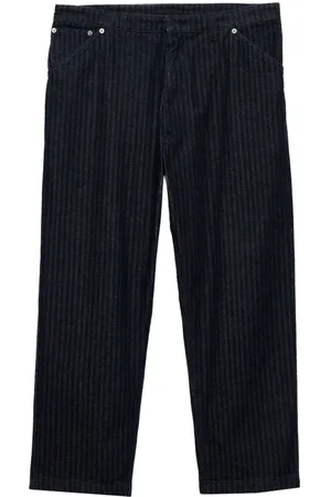 Prada Enamel-triangle logo trousers