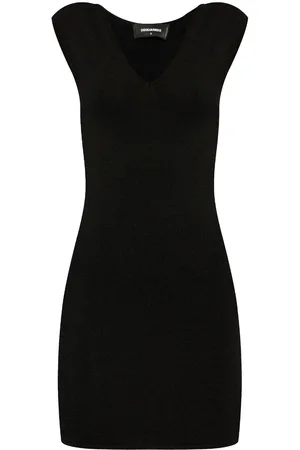 Dsquared2 Logo-plaque mini dress