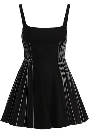 GIOVANNI BEDIN Pleated flannel dress